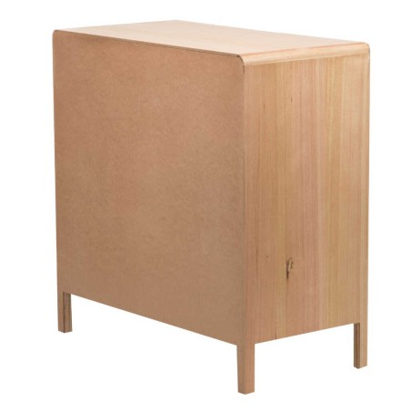 comoda madera natural 1p.-4 cj. 80x40x82 cm