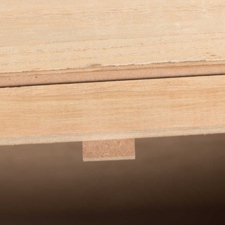 comoda madera natural 1p.-4 cj. 80x40x82 cm