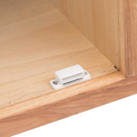 comoda madera natural 1p.-4 cj. 80x40x82 cm