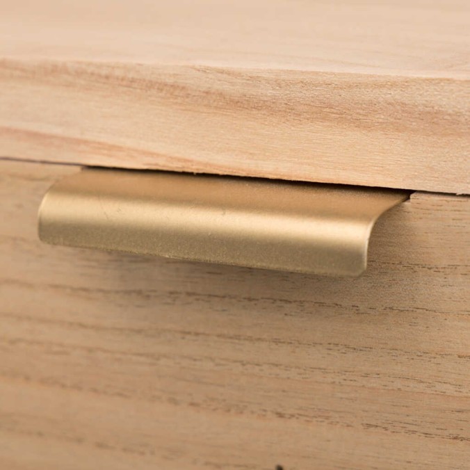 mueble tv madera natural 120x40x50 cm