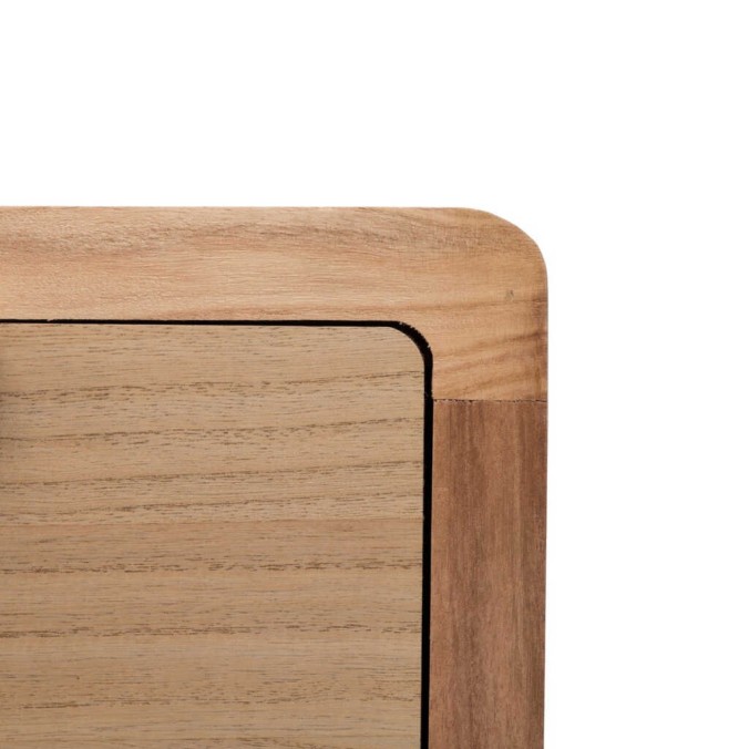 mueble tv madera natural 120x40x50 cm