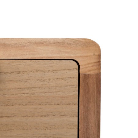 mueble tv madera natural 120x40x50 cm