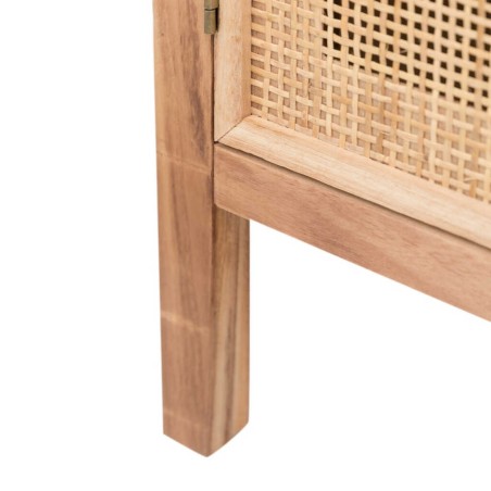 mueble tv madera natural 120x40x50 cm