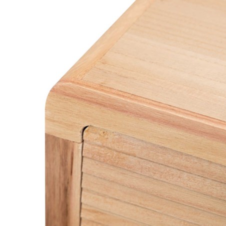 consola madera natural 80x30x78 cm