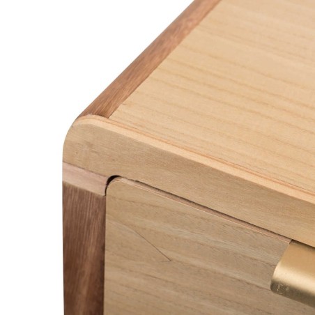 escritorio madera natural 110x40x78 cm