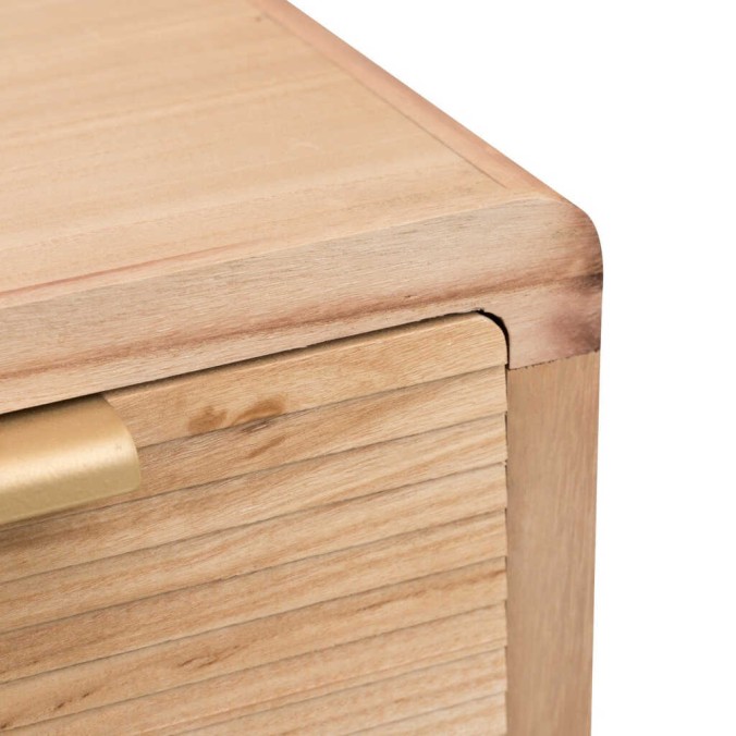 mesa centro madera natural 110x50x45 cm