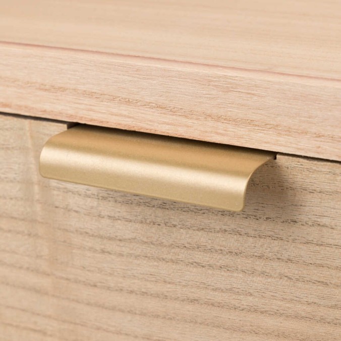 mesa centro madera natural 110x50x45 cm