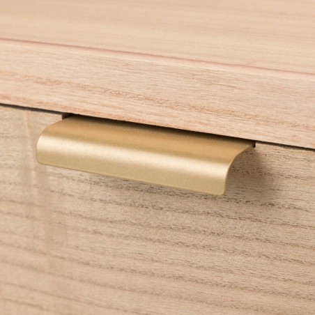 mesa centro madera natural 110x50x45 cm