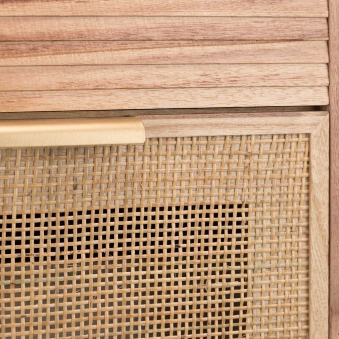 zapatero madera natural 80x30x107 cm