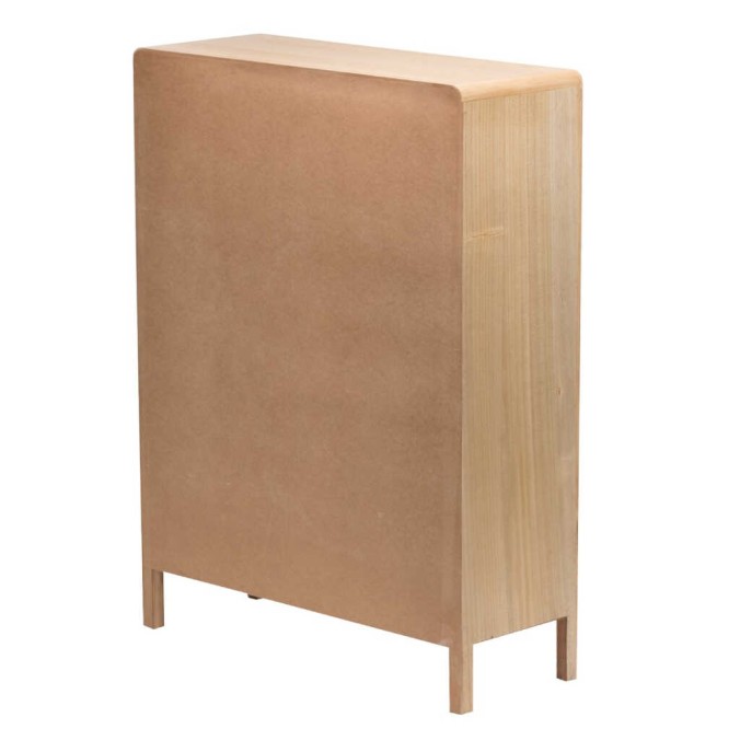 zapatero madera natural 80x30x107 cm