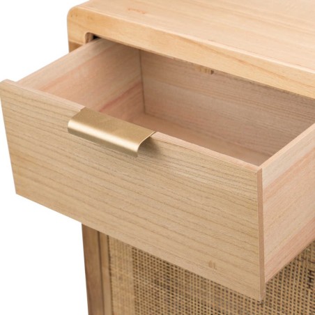 zapatero madera natural 80x30x107 cm