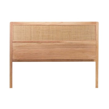 cabecero madera natural 160x120x3,5 cm