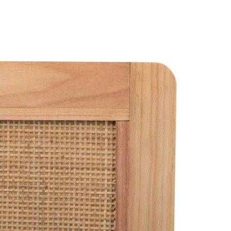 cabecero madera natural 160x120x3,5 cm