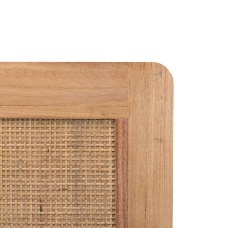 cabecero madera natural 100x120x3,5 cm