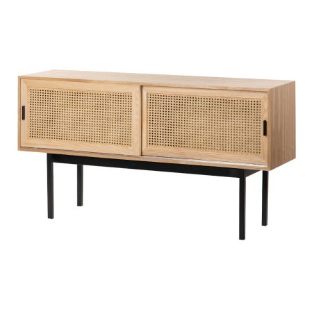 aparador rejilla c/ puertas correderas 140x38x75cm