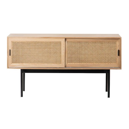 aparador rejilla c/ puertas correderas 140x38x75cm