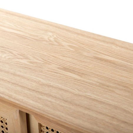 aparador rejilla c/ puertas correderas 140x38x75cm