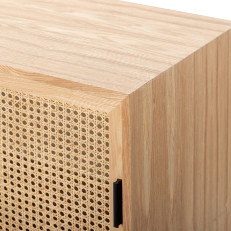 aparador rejilla c/ puertas correderas 140x38x75cm