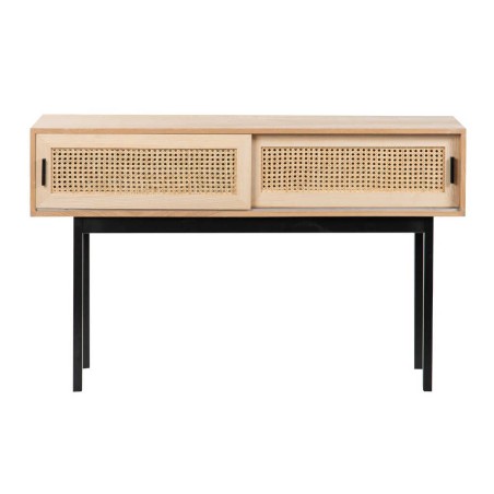 consola rejilla puertas correderas 120x30x75 cm