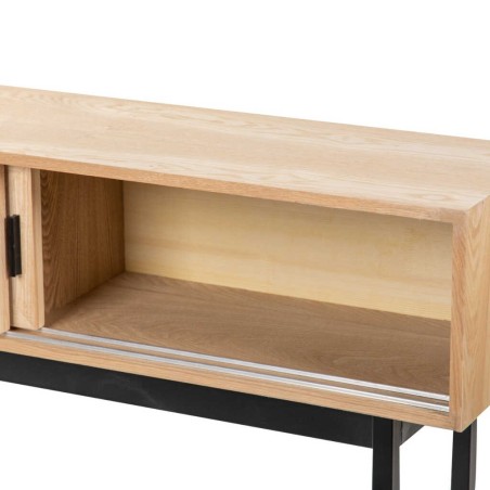 consola rejilla puertas correderas 120x30x75 cm