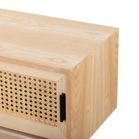 consola rejilla puertas correderas 120x30x75 cm