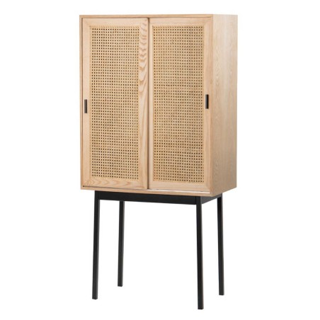 cabinet rejilla c/ puertas deslizante 76x40x154 cm