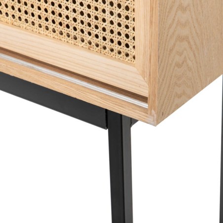 cabinet rejilla c/ puertas deslizante 76x40x154 cm