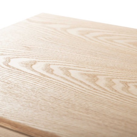 comoda madera con ratán 95x44x97 cm