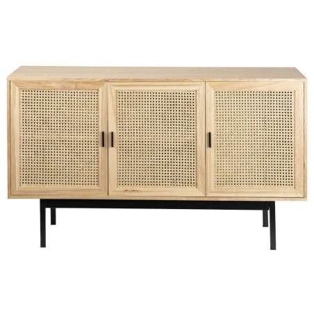 aparador 3 puertas rejilla 140x40x85 cm