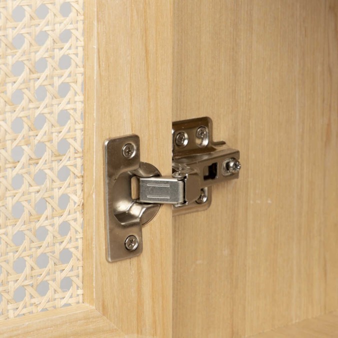 aparador 3 puertas rejilla 140x40x85 cm