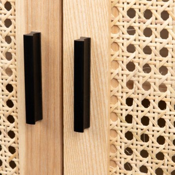 aparador 3 puertas rejilla 140x40x85 cm 2