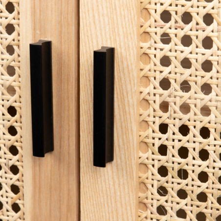 aparador 3 puertas rejilla 140x40x85 cm