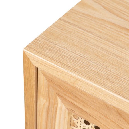 aparador 3 puertas rejilla 140x40x85 cm