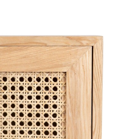 aparador 3 puertas rejilla 140x40x85 cm