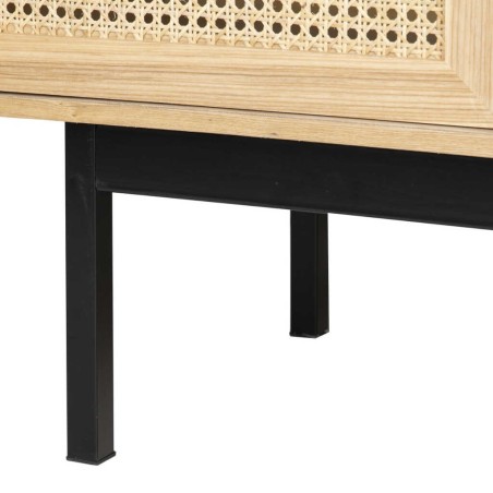 aparador 3 puertas rejilla 140x40x85 cm