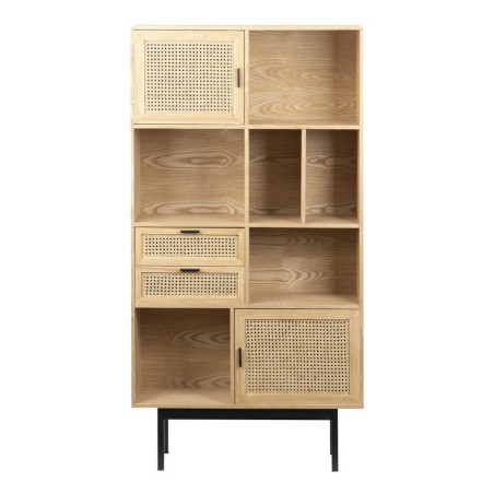 librero rejilla 90x35x175 cm