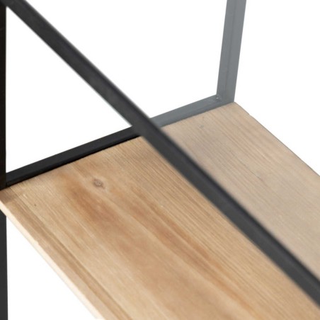 consola metal-madera-cristal 100x25x80 cm 