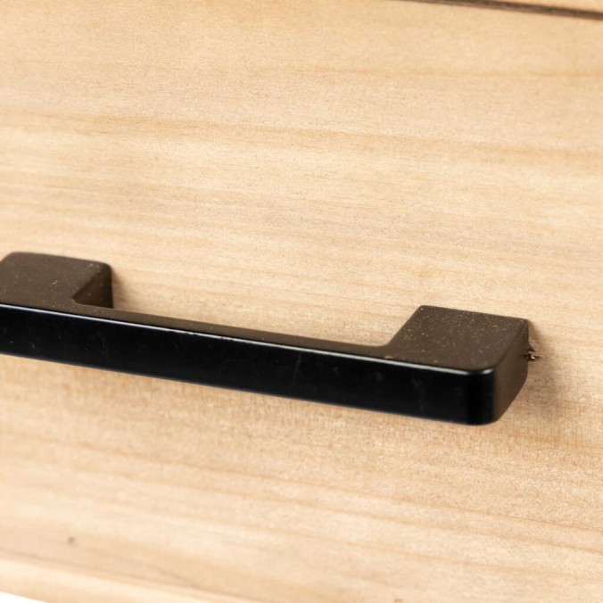 consola metal-madera-cristal 100x25x80 cm 