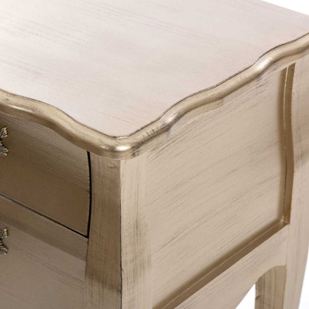 mesita madera champagne 45x34x69