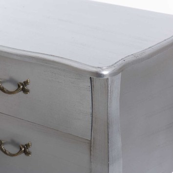 comoda madera plata 100x40x91 cm 2