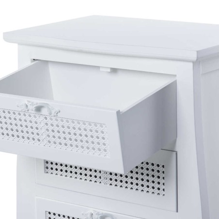 sinfonier madera blanco c/ 4 cajones 53x36x105 cm