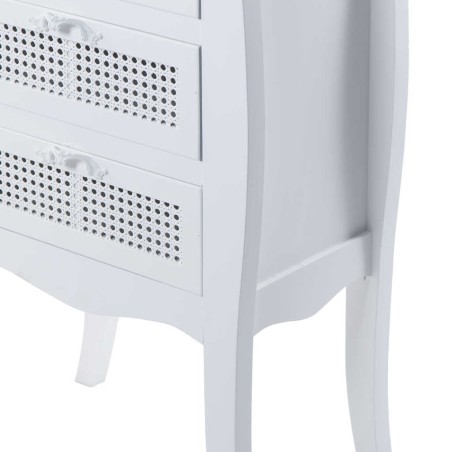 sinfonier madera blanco c/ 4 cajones 53x36x105 cm