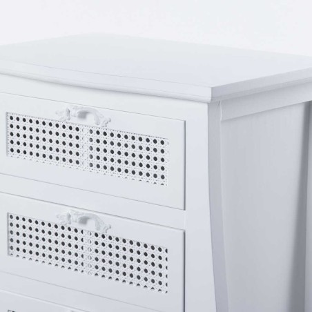 sinfonier madera blanco c/ 4 cajones 53x36x105 cm