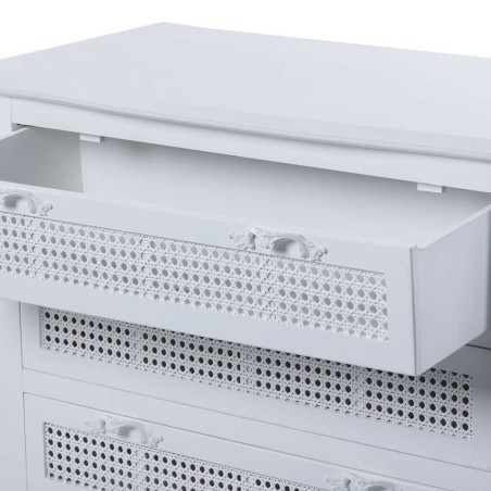 comoda madera blanca c/ 3 cajones 76,8x40x88 cm