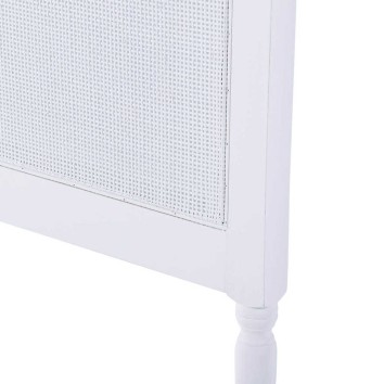 cabecero madera rejilla blanco 100x5x120 cm 2