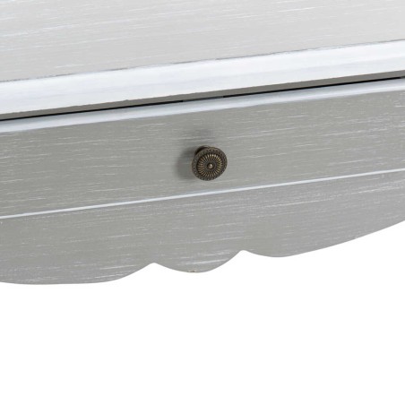 mesa de centro madera gris blanco 110x60x40 cm