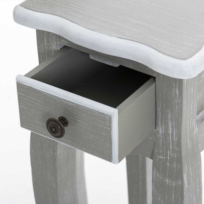set 2 planteros gris blanco 34x30x80 / 24x24x63 cm set 2 planteros gris blanco 34x30x80 / 24x24x63 cm