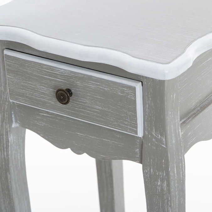set 2 planteros gris blanco 34x30x80 / 24x24x63 cm set 2 planteros gris blanco 34x30x80 / 24x24x63 cm