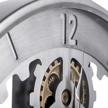 reloj pared metal / cristal  60x8x60 cm