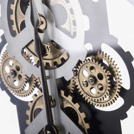 reloj pared metal / cristal  60x8x60 cm